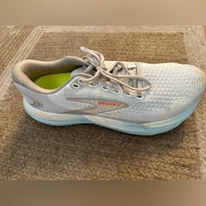 Brooks Light Gray Running Shoe